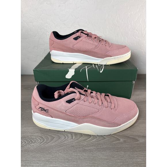 Nike Jordan Flight Court Men's Rust PINK/ Black Sail Sneakers Size 11 EU 45NEW